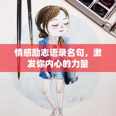 情感勵志語錄名句，激發(fā)你內(nèi)心的力量