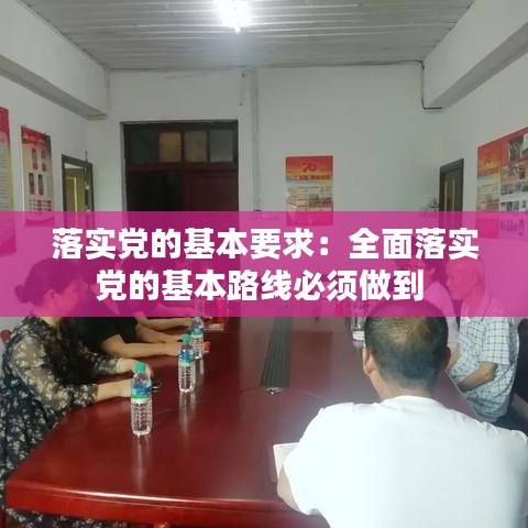 落實(shí)黨的基本要求：全面落實(shí)黨的基本路線(xiàn)必須做到 